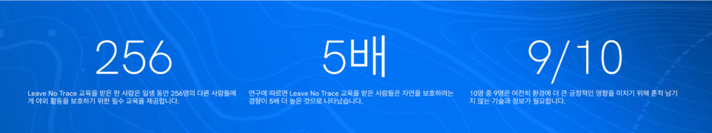 LNT Level 1 Instructor 리브노트레이스 레벨 1 강사 자격증 취득